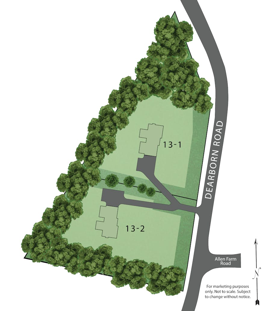Site Plan for Dearborn Road